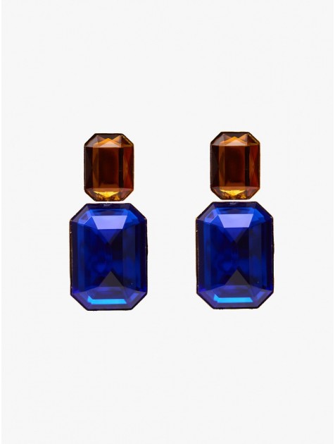 KALEIDO PRISCILLA Earrings Σκουλαρίκια από ορείχαλκο επιχρυσωμένο 24 καρατίων