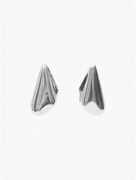 KALEIDO ZION Earrings Silver Σκουλαρίκια από ορείχαλκο επαργυρωμένα