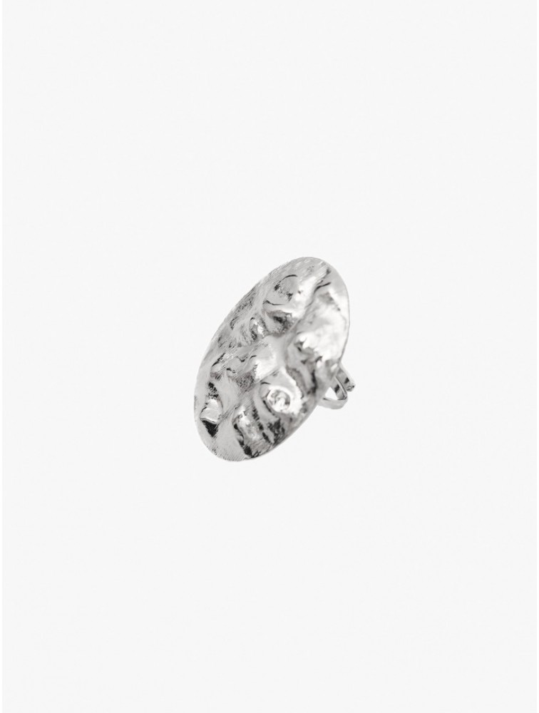 KALEIDO COSETTE Ring Silver Ρυθμιζόμενο Δαχτυλίδι από επάργυρο ορείχαλκο