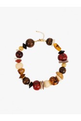 KALEIDO NAOMI Necklace Πολύχρωμο κολιέ με χάντρες