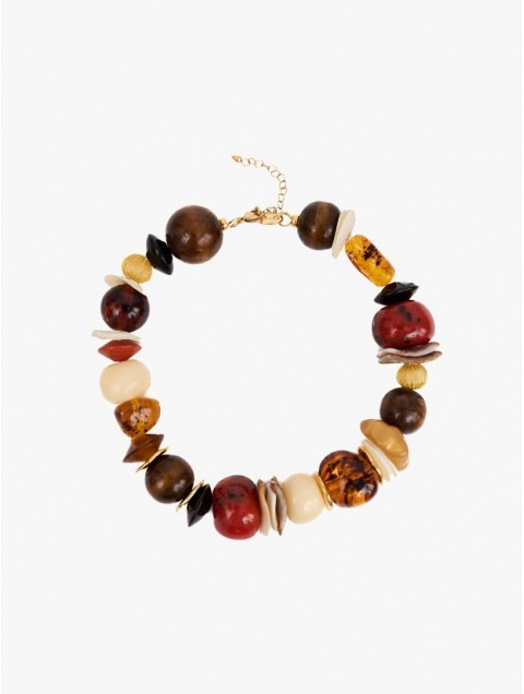 KALEIDO NAOMI Necklace Multicolored beaded necklace