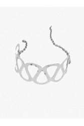 KALEIDO ECHO CHOKER Silver Ασημένιο Τσόκερ από Επάργυρο σφυρηλατημένο ορείχαλκο