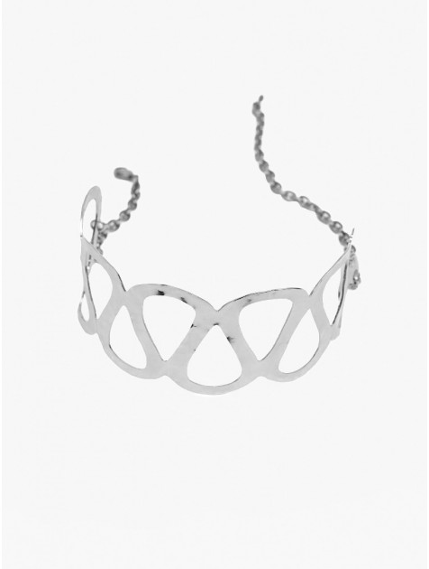 KALEIDO ECHO CHOKER Silver Ασημένιο Τσόκερ από Επάργυρο σφυρηλατημένο ορείχαλκο