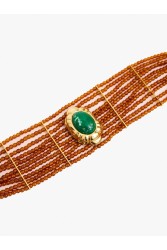 KALEIDO ACACIA Necklace Κολιέ Τσόκερ με χάντρες Tortoise