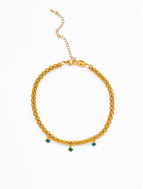 KALEIDO Liz Necklace Επιχρυσωμένο Κολιέ από Ανοξείδωτο Ατσάλι