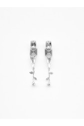 KALEIDO Aelia Earrings Επάργυρα Σκουλαρίκια με Κρύσταλλα