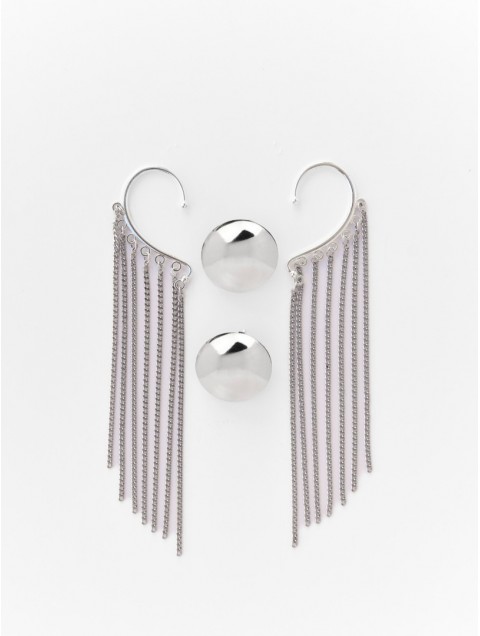 KALEIDO Halley Earrings Ασημένια Σκουλαρίκια από Ορείχαλκο 