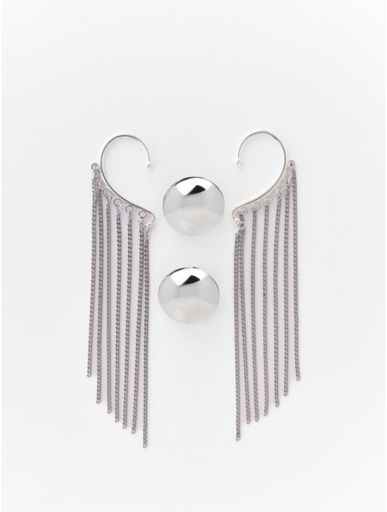 KALEIDO Halley Earrings Ασημένια Σκουλαρίκια από Ορείχαλκο