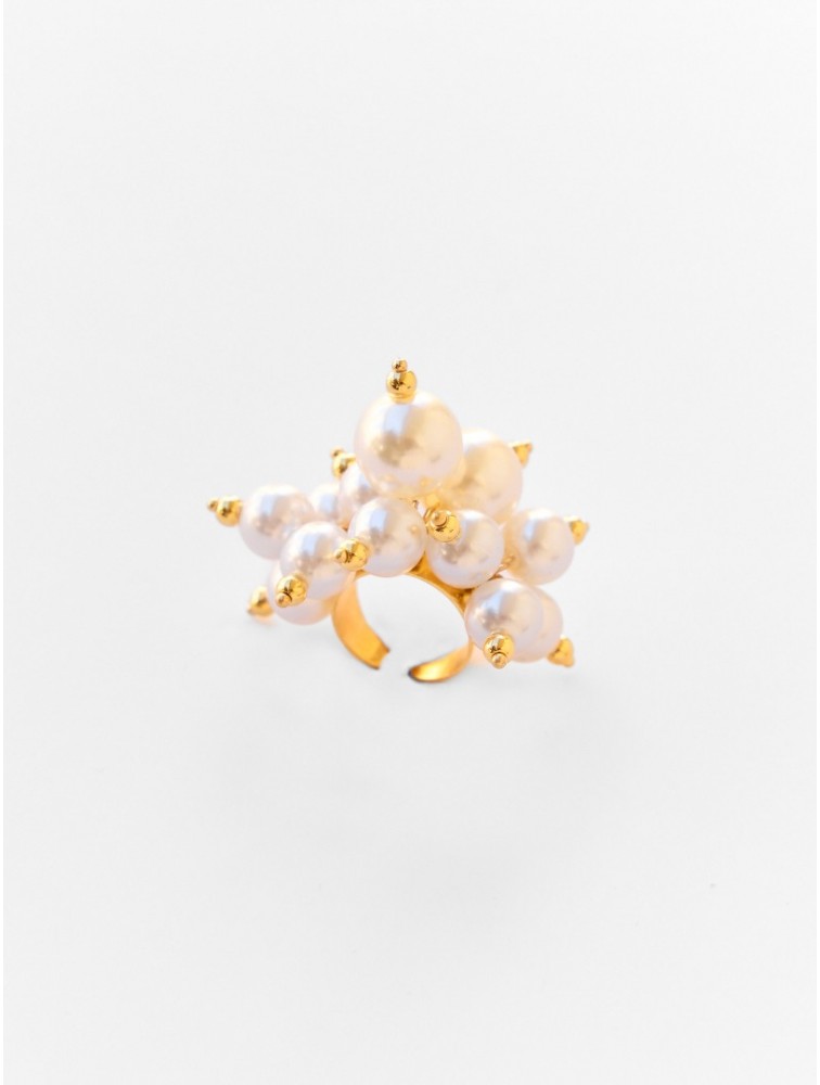 KALEIDO Nimbus Ring Δαχτυλίδι από Επιχρυσωμένο Ορείχαλκο