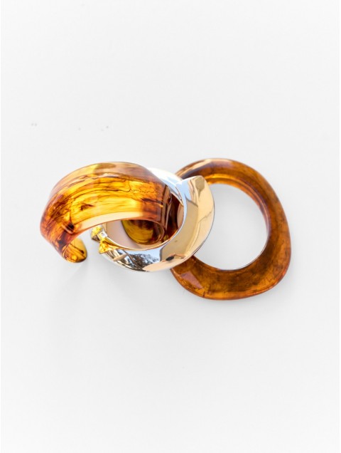 KALEIDO Chestnut Bracelets Set of 3 Items