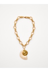 KALEIDO Almi Necklace Gold Επιχρυσωμένο Κολιέ από Ανοξείδωτο Ατσάλι