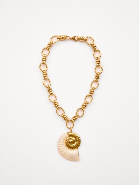 KALEIDO Almi Necklace Gold Επιχρυσωμένο Κολιέ από Ανοξείδωτο Ατσάλι