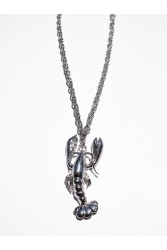 KALEIDO Aragosta Necklace Silver Επάργυρο Κολιέ από Ανοξείδωτο Ατσάλι
