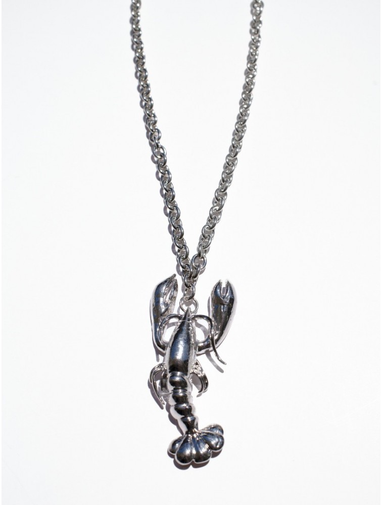 KALEIDO Aragosta Necklace Silver Επάργυρο Κολιέ από Ανοξείδωτο Ατσάλι