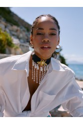 KALEIDO Bahia Earrings Επιχρυσωμένα Σκουλαρίκια από Ανοξείδωτο Ατσάλι