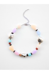 KALEIDO Bijoux Necklace Πολύχρωμο Κολιέ από Χάντρες