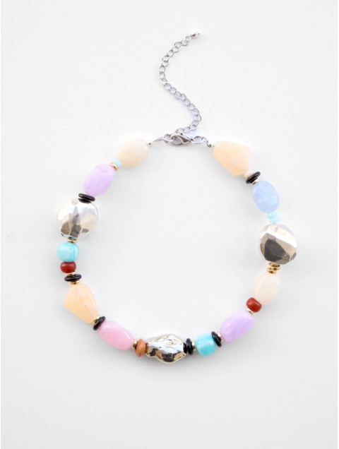 KALEIDO Bijoux Necklace Πολύχρωμο Κολιέ από Χάντρες