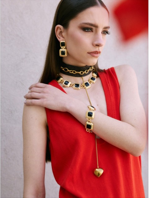 KALEIDO Dolce Vita Bracelet Gold Plated Brass Bracelet