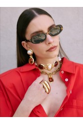 KALEIDO Drift Ring Gold Gold Plated Brass Ring
