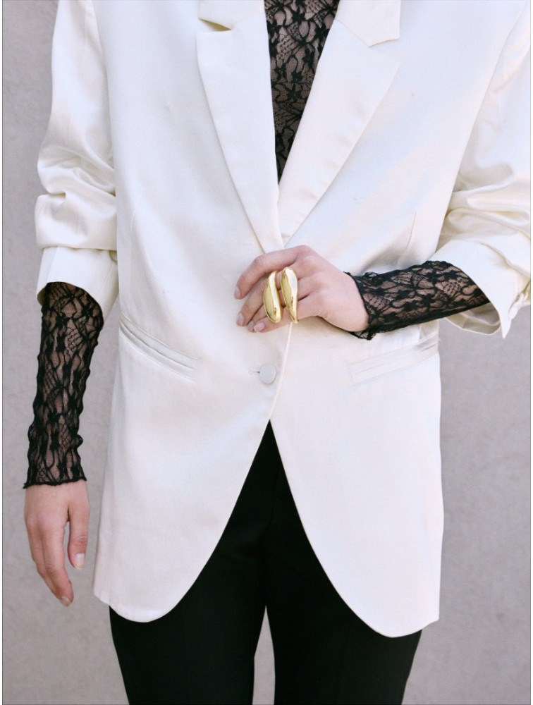 KALEIDO Drift Ring Gold Gold Plated Brass Ring