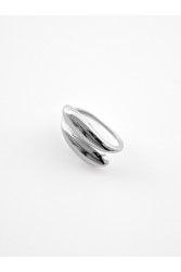 KALEIDO Drift Ring Silver Επάργυρο Δαχτυλίδι από Ορείχαλκο