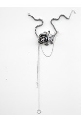KALEIDO Dusty Miller Necklace Επάργυρο Κολιέ από Ορείχαλκο