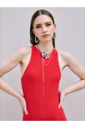 KALEIDO Dusty Miller Necklace Επάργυρο Κολιέ από Ορείχαλκο