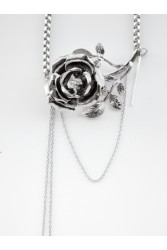 KALEIDO Dusty Miller Necklace Επάργυρο Κολιέ από Ορείχαλκο