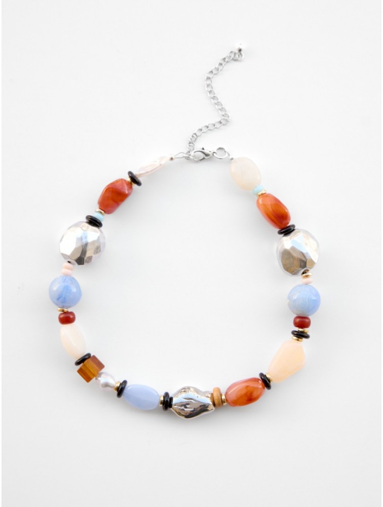 KALEIDO Fiesta Necklace Πολύχρωμο Κολιέ από Χάντρες