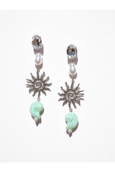 KALEIDO Fiji  Earrings Επάργυρα Σκουλαρίκια από Ανοξείδωτο Ορείχαλκο