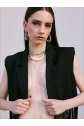 KALEIDO Gaya Necklace Επάργυρο Κολιέ από Ανοξείδωτο Ατσάλι