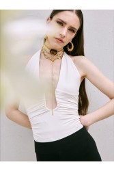 KALEIDO Icon Choker Gold Plated Stainless Steel Necklace