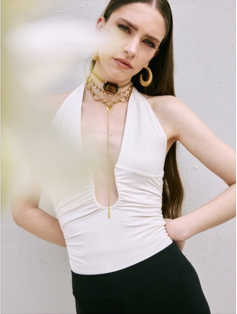 KALEIDO Icon Choker Επιχρυσωμένο Κολιέ από Ανοξείδωτο Ατσάλι