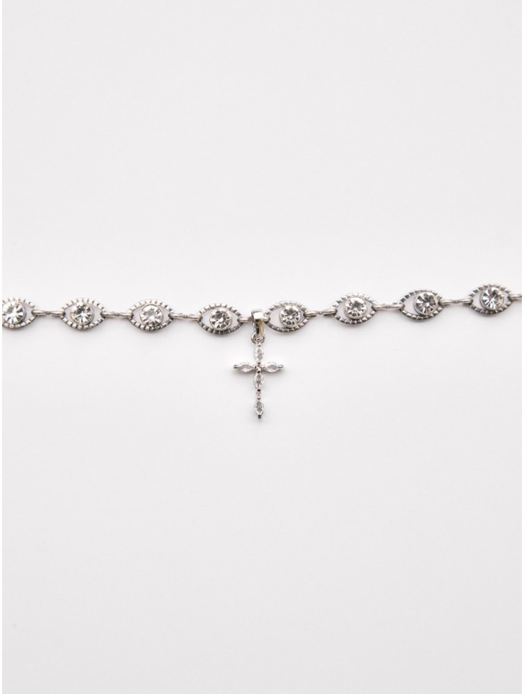KALEIDO Kaja Necklace Επάργυρο Κολιέ από Ανοξείδωτο Ατσάλι