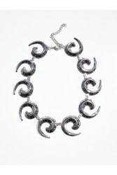 KALEIDO Kira Necklace Silver Επάργυρο Κολιέ από Ανοξείδωτο Ατσάλι