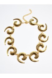 KALEIDO Kira Necklace Επιχρυσωμένο Κολιέ από Ανοξείδωτο Ατσάλι