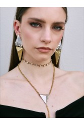 KALEIDO Kraken Earrings Επαργυρωμένα  και Επιχρυσωμένα Σκουλαρίκια από Ορείχαλκο