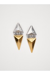 KALEIDO Kraken Earrings Επαργυρωμένα  και Επιχρυσωμένα Σκουλαρίκια από Ορείχαλκο