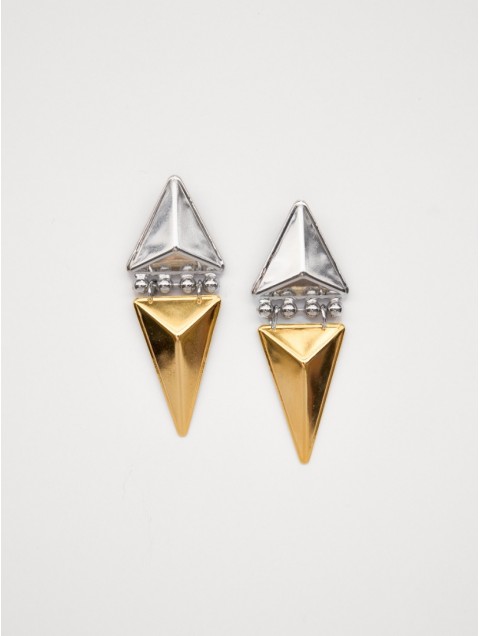 KALEIDO Kraken Earrings Επαργυρωμένα  και Επιχρυσωμένα Σκουλαρίκια από Ορείχαλκο