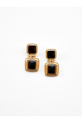KALEIDO La Femme Earrings Επιχρυσωμένα Σκουλαρίκια από Ορείχαλκο