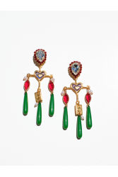 KALEIDO Lagrima Earrings Επιχρυσωμένα Σκουλαρίκια από Ορείχαλκο