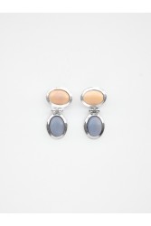KALEIDO Mist Earrings Silver Plated Brass Earrings