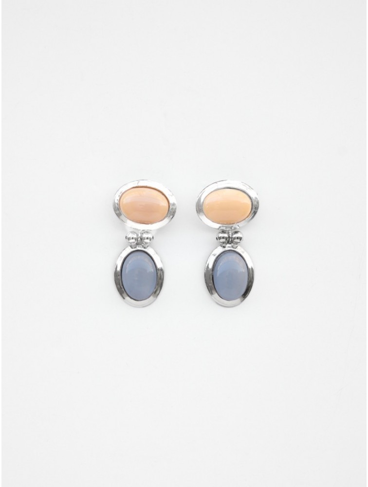 KALEIDO Mist Earrings Silver Plated Brass Earrings