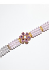 KALEIDO Momi Necklace Επιχρυσωμένο Κολιέ από Ανοξείδωτο Ατσάλι και Πέρλες