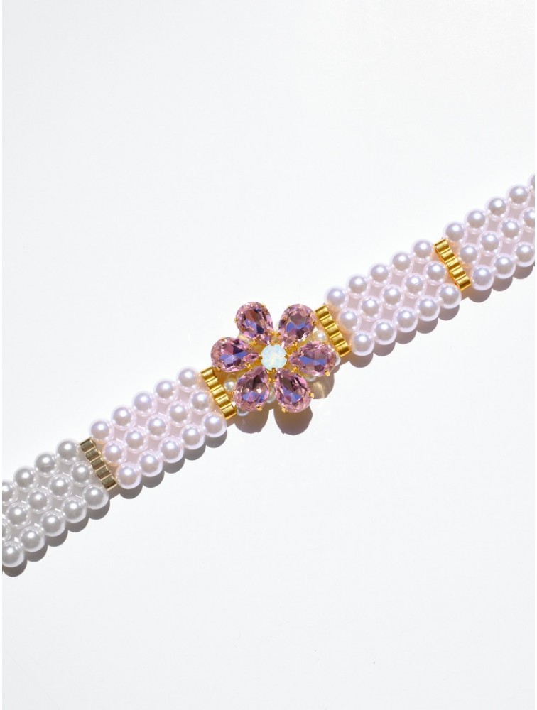 KALEIDO Momi Necklace Επιχρυσωμένο Κολιέ από Ανοξείδωτο Ατσάλι και Πέρλες