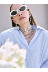 KALEIDO Nami Necklace Επάργυρο Κολιέ από Ανοξείδωτο Ατσάλι
