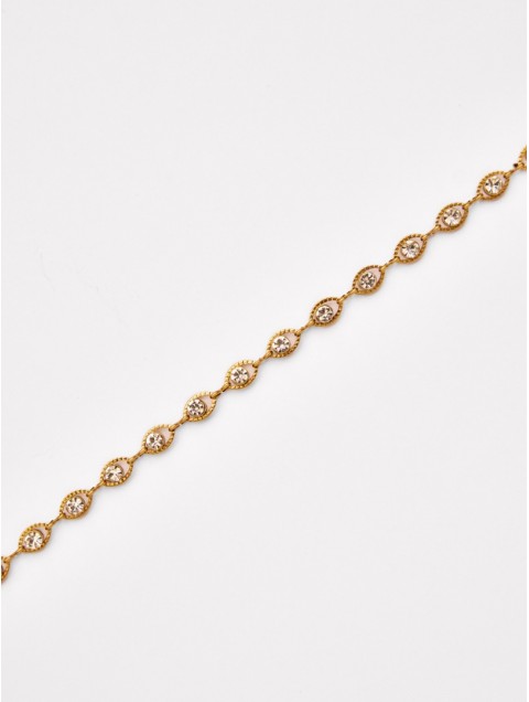 KALEIDO Nora Choker Επιχρυσωμένο Κολιέ από Ανοξείδωτο Ατσάλι