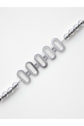 KALEIDO Portal Choker Επάργυρο Κολιέ από Ορείχαλκο