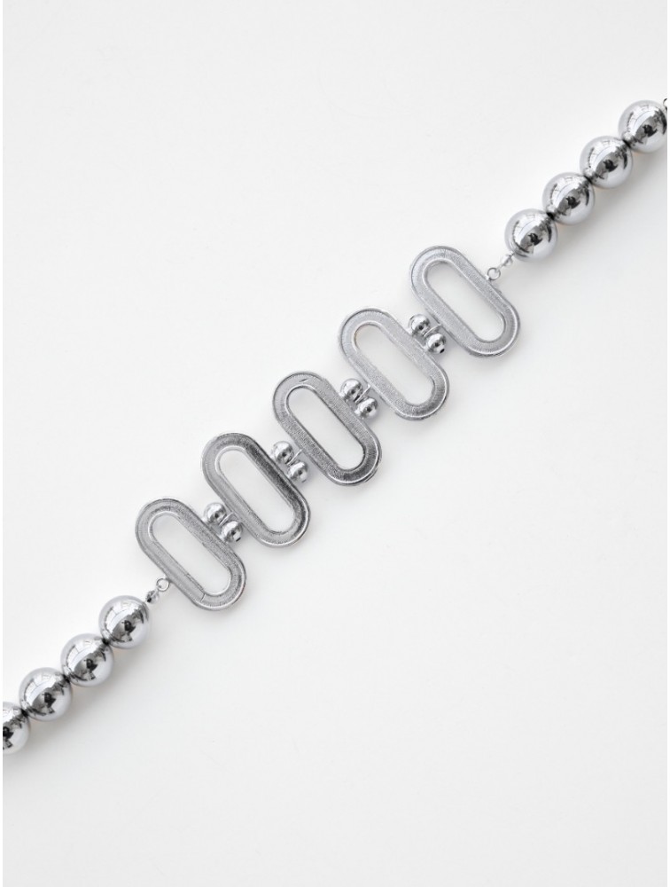 KALEIDO Portal Choker Επάργυρο Κολιέ από Ορείχαλκο