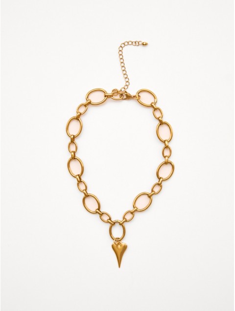 KALEIDO Pulse Necklace Gold Επιχρυσωμένο Κολιέ από Ανοξείδωτο Ατσάλι